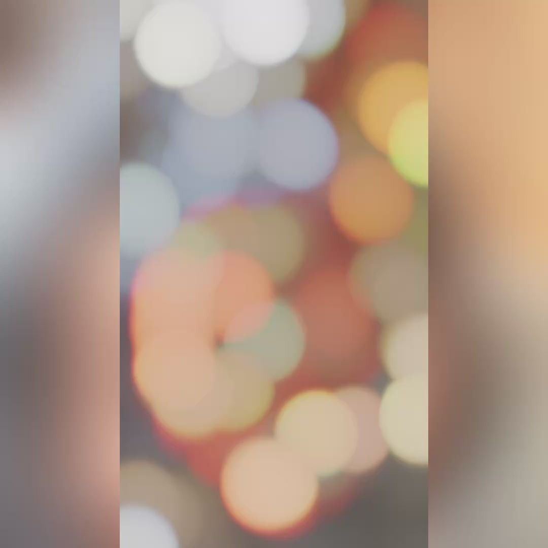 A close-up video demonstration of premium custom rectangle photo magnets. A gloved hand picks up a graduation photo magnet, showcasing its glossy front and thick, full-coverage magnetic backing featuring the Wee Magnet website, before placing it back on a table surrounded by personalized family magnets.